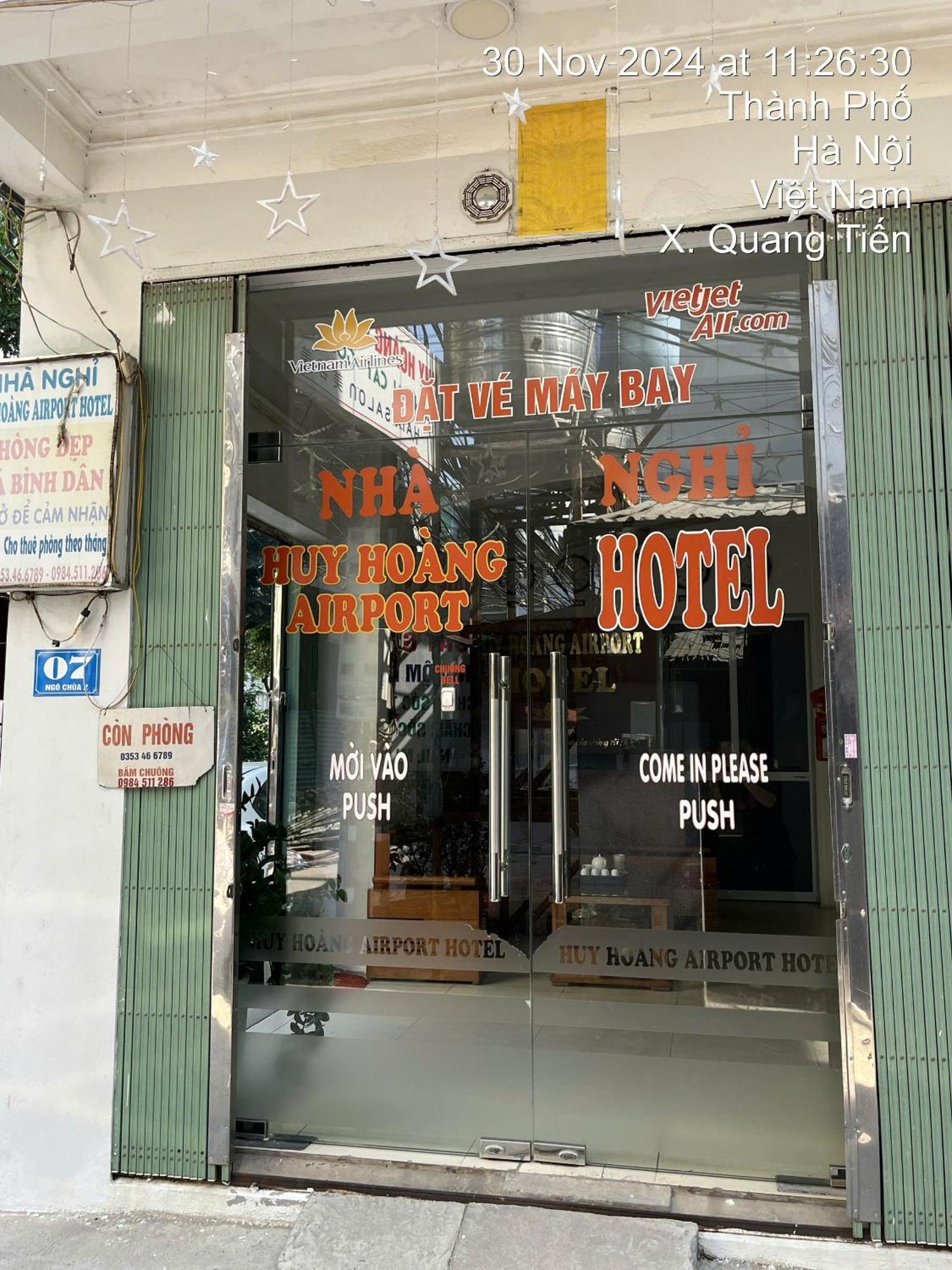 Huy Hoang Airport Bed & Breakfast Ханой Екстериор снимка